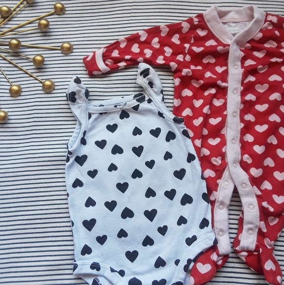 Old Navy Other - Heart Sleeper + Onesie